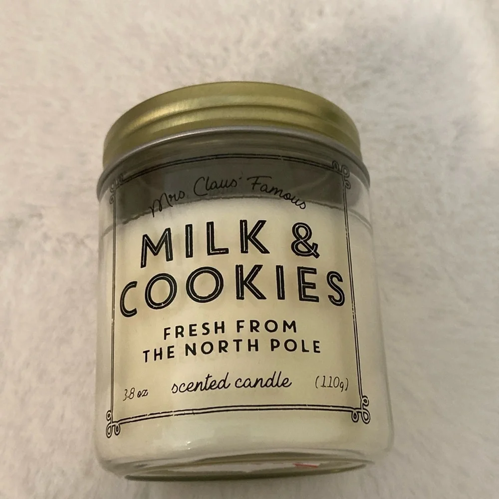 Target BP Christmas Milk & Cookie Mini Candle